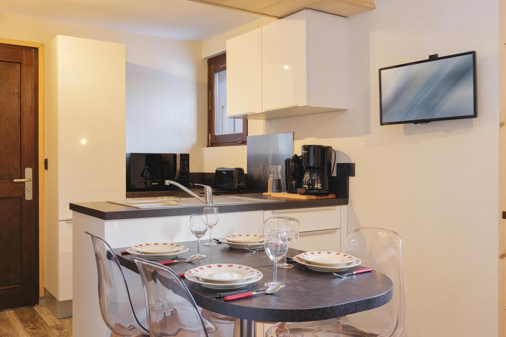 Hameau Des Grands Montets - Apartment 127 - Happy Rentals 霞慕尼 外观 照片