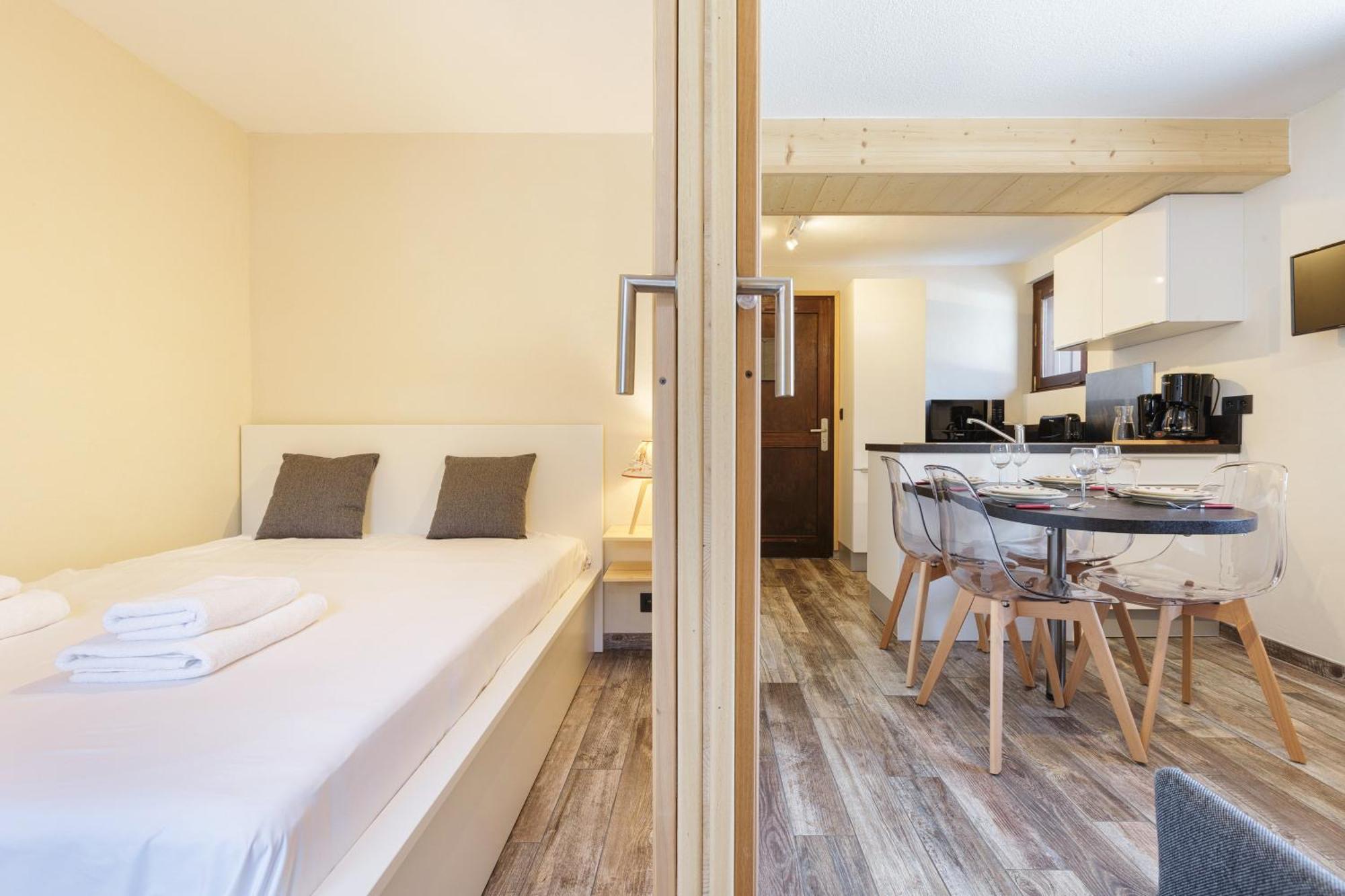 Hameau Des Grands Montets - Apartment 127 - Happy Rentals 霞慕尼 外观 照片